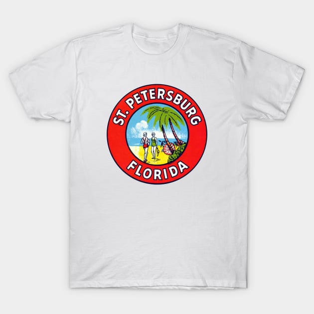 Vintage St. Petersburg Florida T-Shirt by historicimage